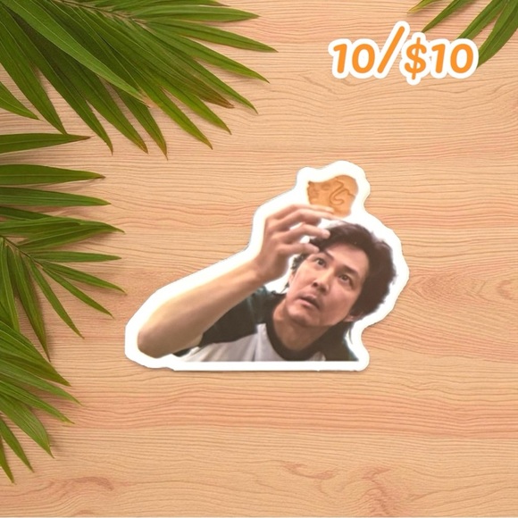 Squid Game Dalgona Candy Challenge Sticker – Gloss Finish - Picture 1 of 1